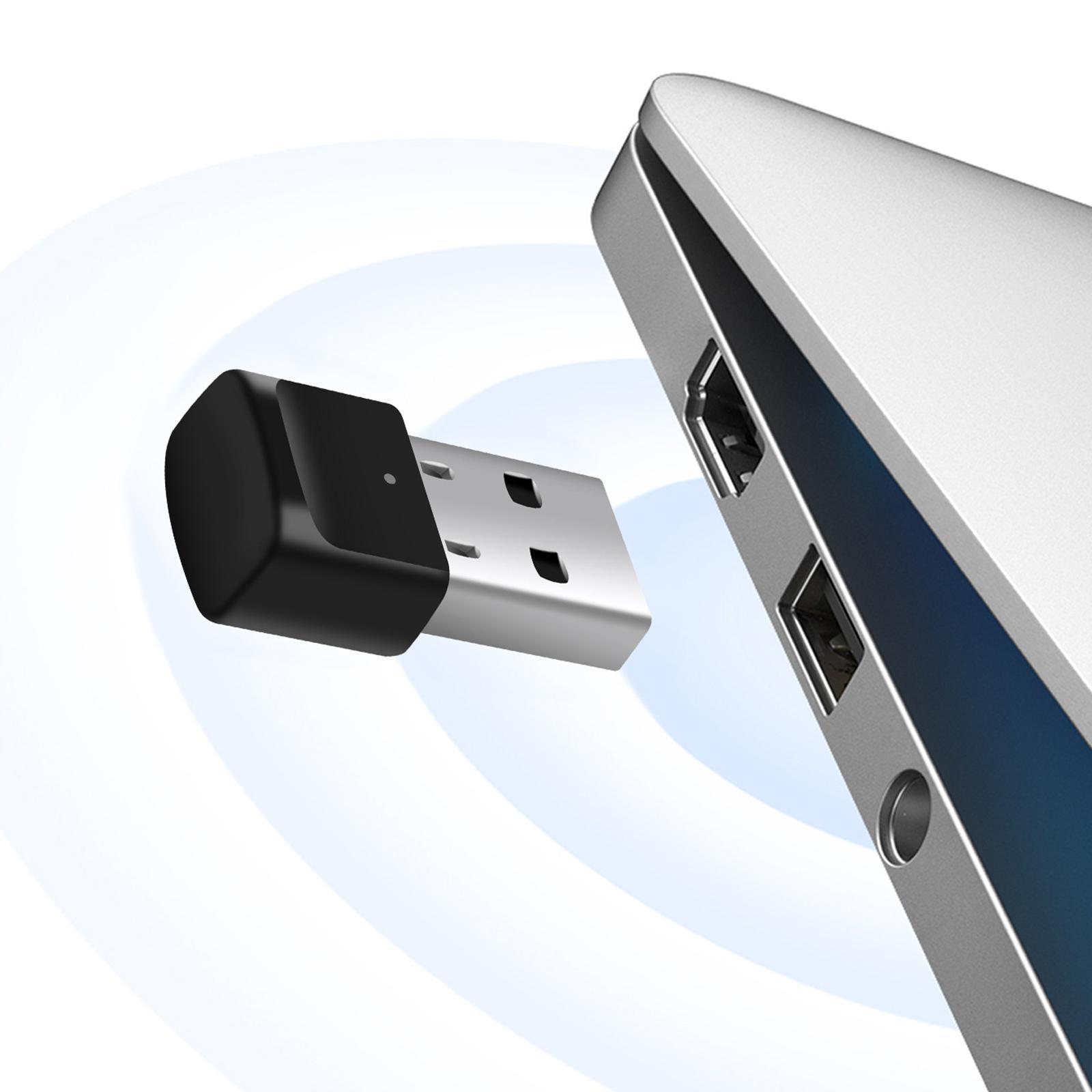 Bluetooth 5.0 USB Adapter Mini Receiver Transmitter Wireless Dongle for Computer Desktop TV Laptop Headphones