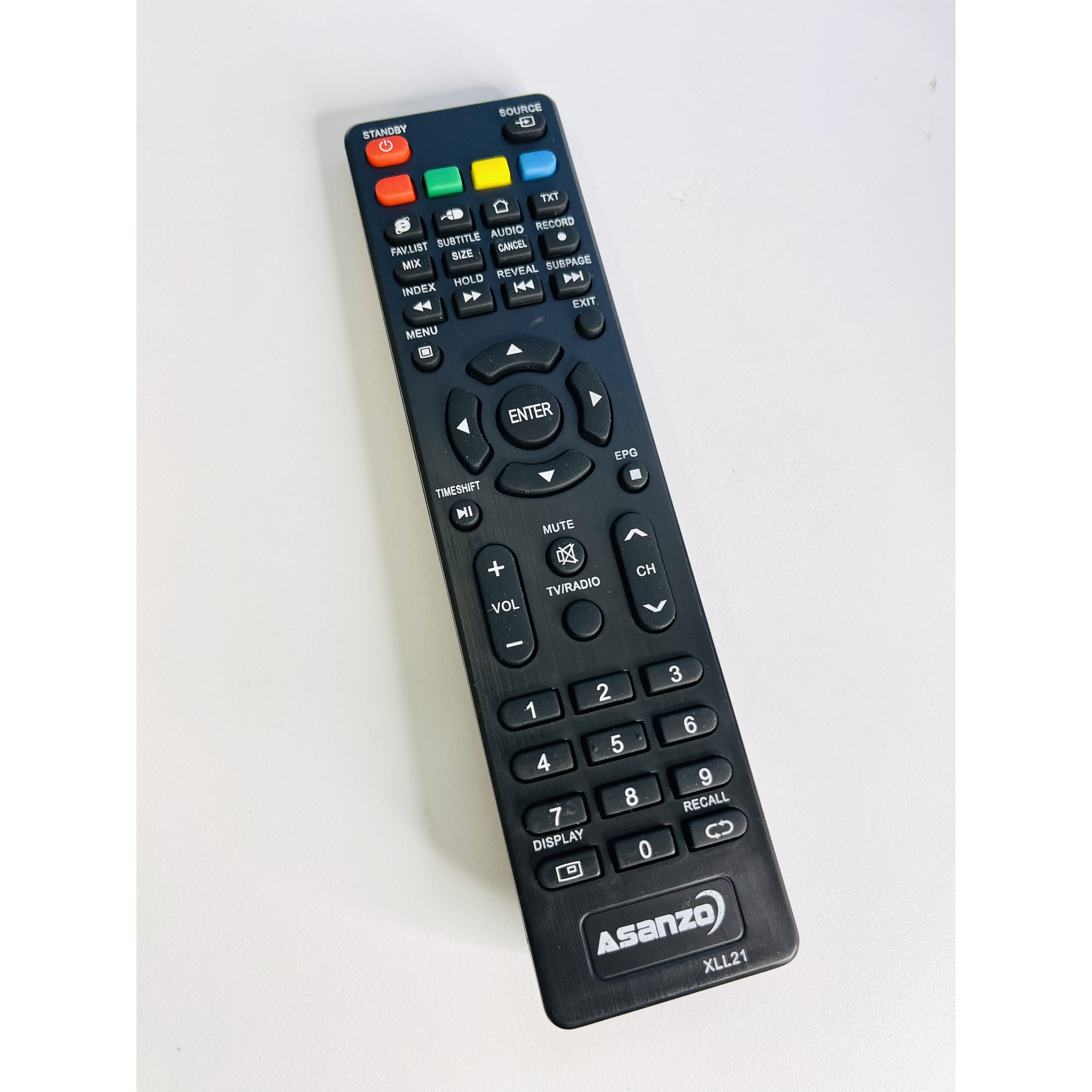 ĐIỀU KHIỂN TIVI ASANZO 3D NHỎ HÀNG CHÍNH HÃNG.