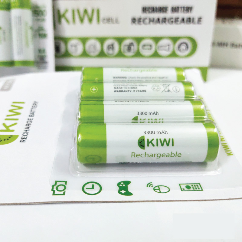 Pin Sạc KIWI AA Vỉ 4 Viên