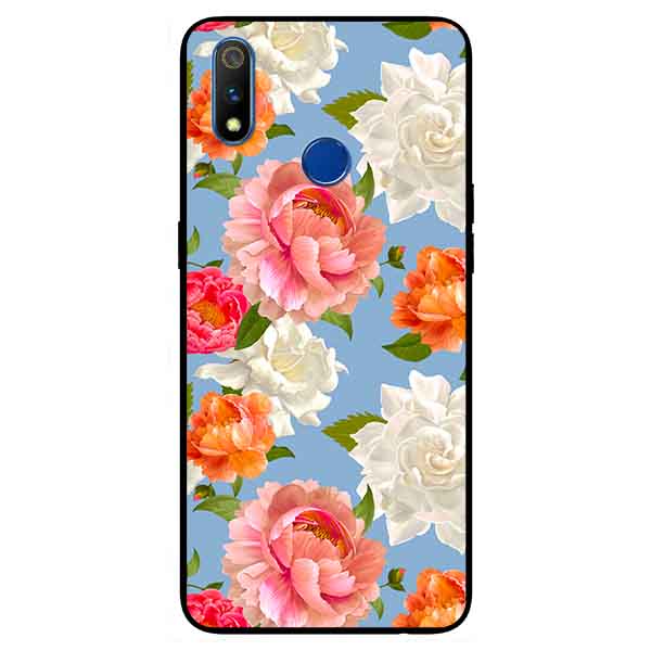 Ốp lưng in cho Realme 3 Mẫu Hoa Đa Sắc