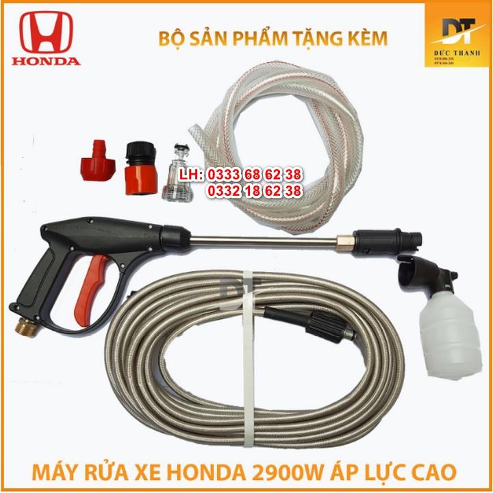 Máy rửa xe mini HONDA vàng áp lực 2900W - 3500W