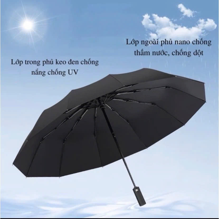 Ô Dù che nắng, che mưa, có nút bấm 2 chiều, hàng chất lượng, dễ thương, thiết kế sang trọng và bền bỉ  - Hàng Cao Cấp