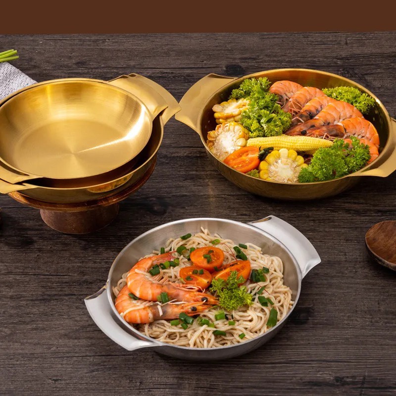Nồi Hàn Quốc Bằng Inox Thép Không Gỉ