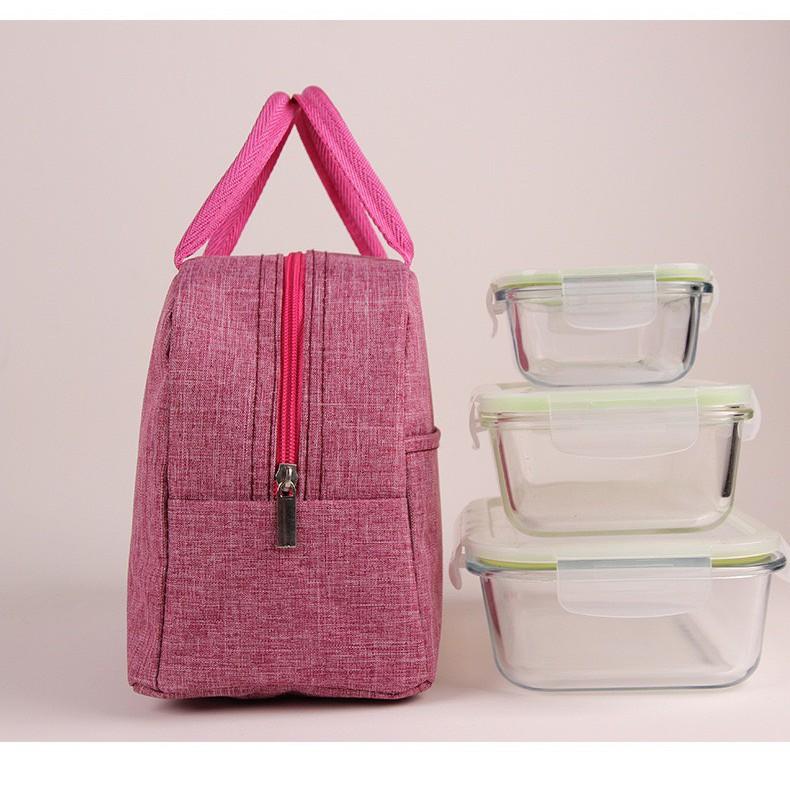 Túi Đựng Hộp Cơm Cao Cấp LUNCHBAG Vải POLYESTER Nhiều Họa Tiết Dễ Thương