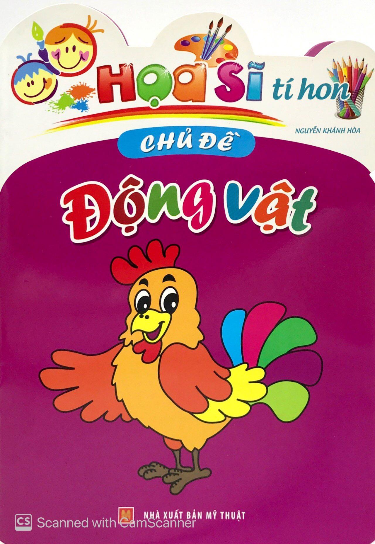 Họa Sĩ Tí Hon - Động Vật (Tái Bản)