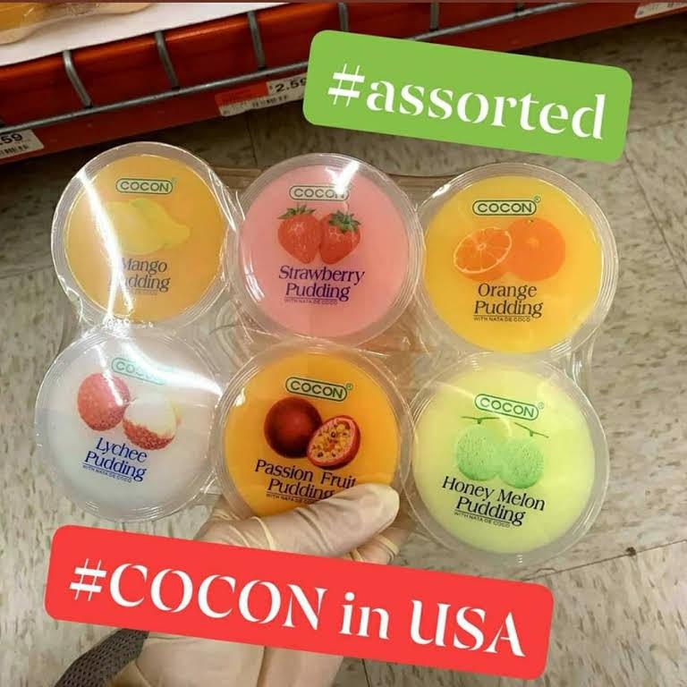 Combo 8 Lốc Thạch 6 Chén Trái Cây Cocon