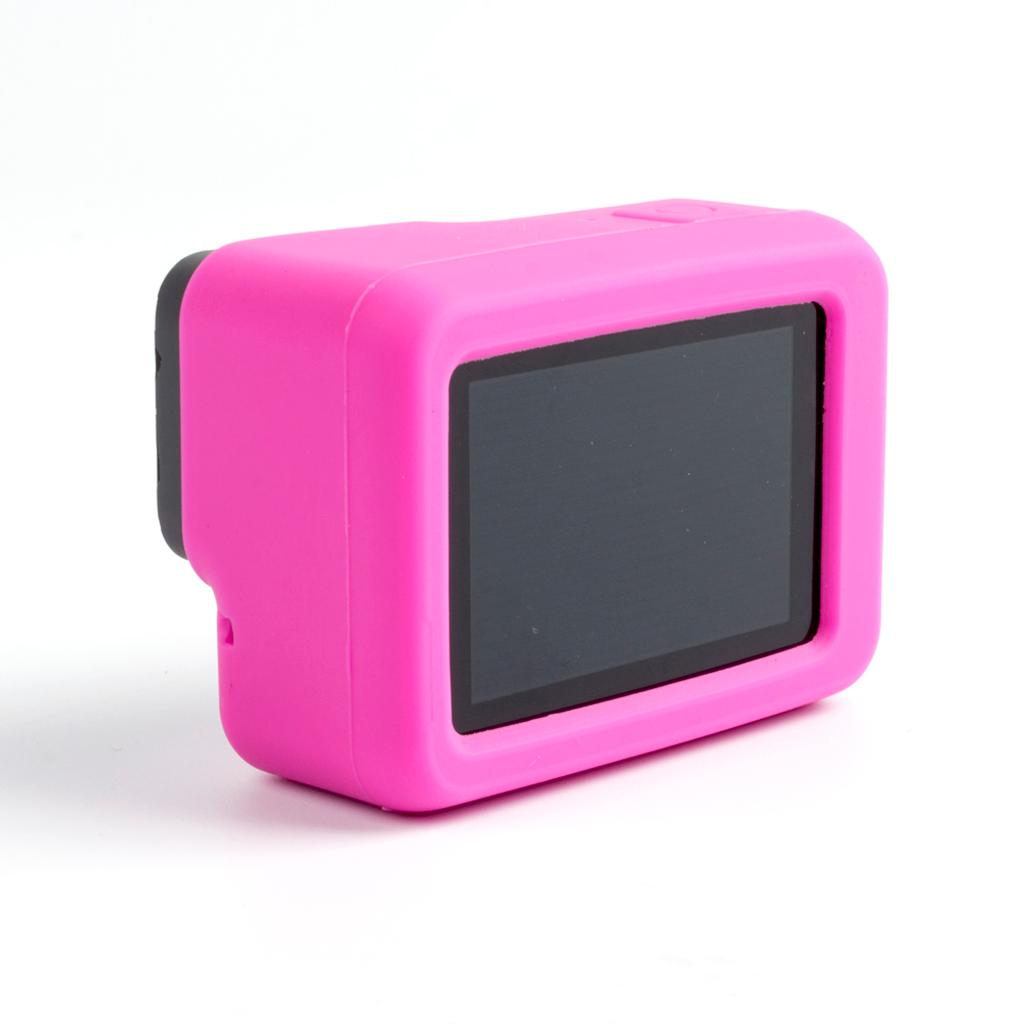 Soft Silicone Protective Housing Case + Lens Cap Cover For GoPro Hero 5