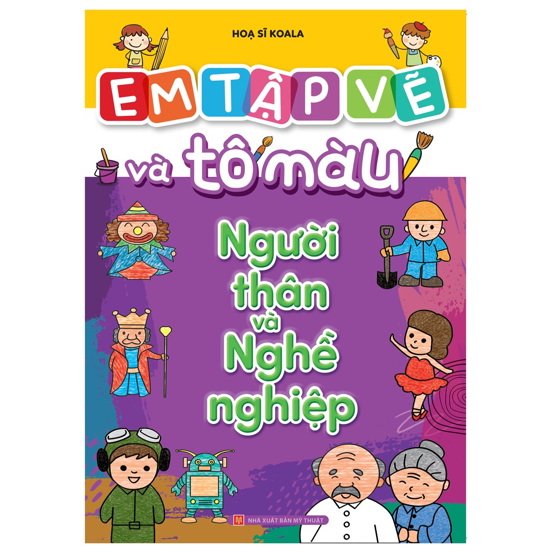 Sách: Combo Em Tập Vẽ Và Tô Màu