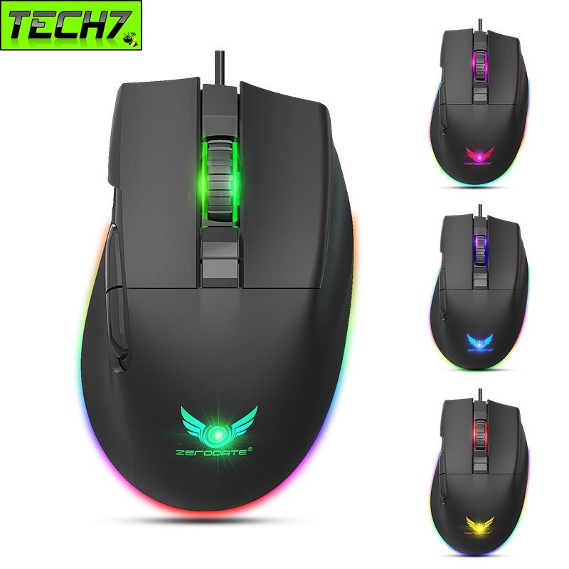 Chuột LED RGB 7200 DPI Gaming Mouse G26 cho máy tính laptop hàng nhập khẩu