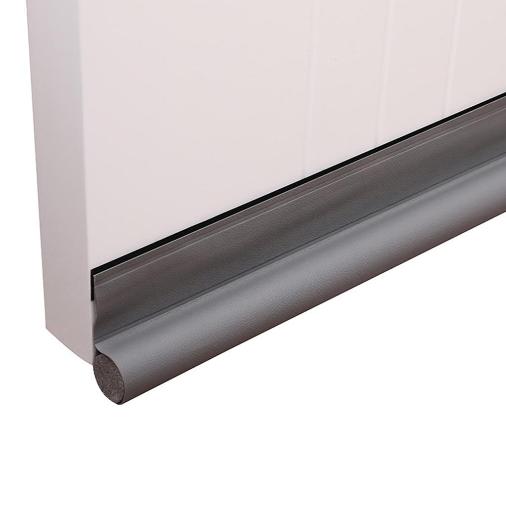 2-6pack Door Draft Stopper Door Draft Blocker Strong Adhesive 38" Length gray