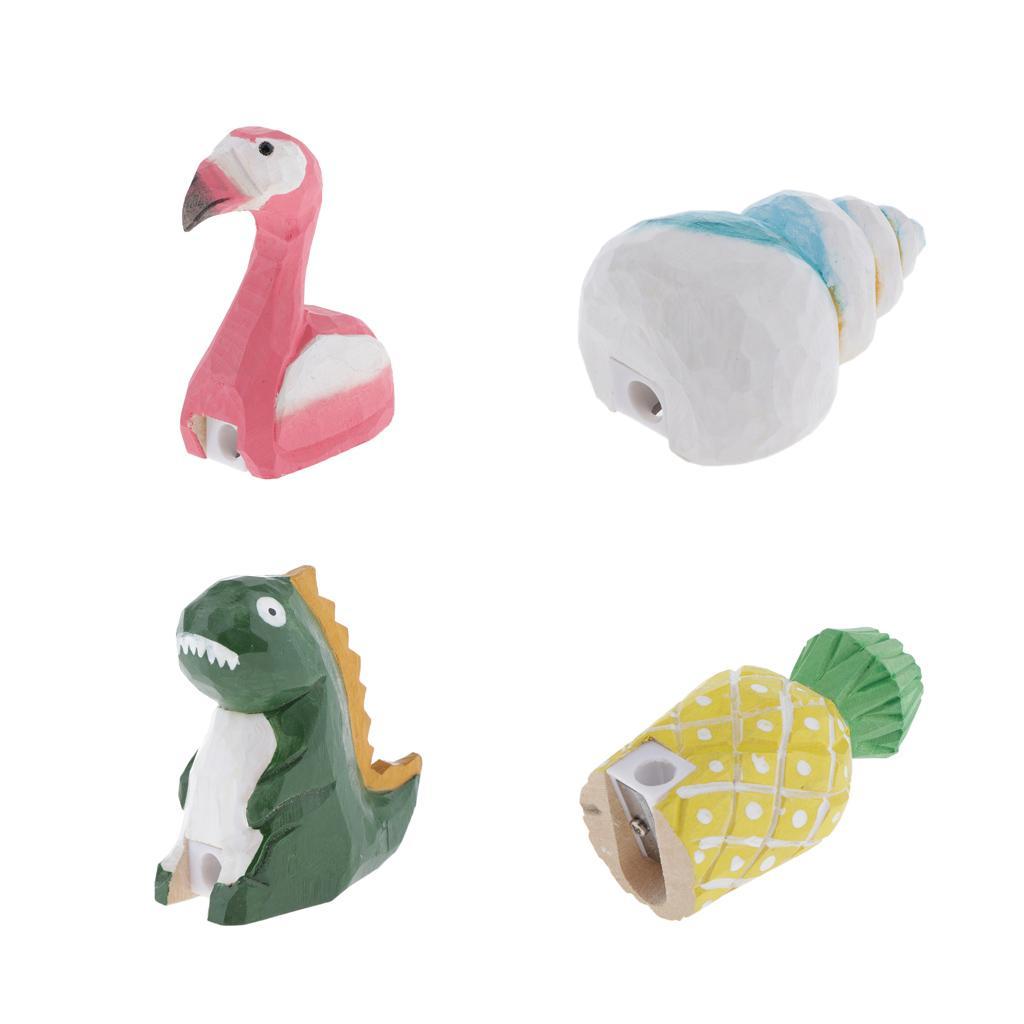 Pencil Sharpener, Non Slip Tool Students Gift Kids Small Stationery Cartoon Animal Labor Saving Desktop School Cute Hand Crank