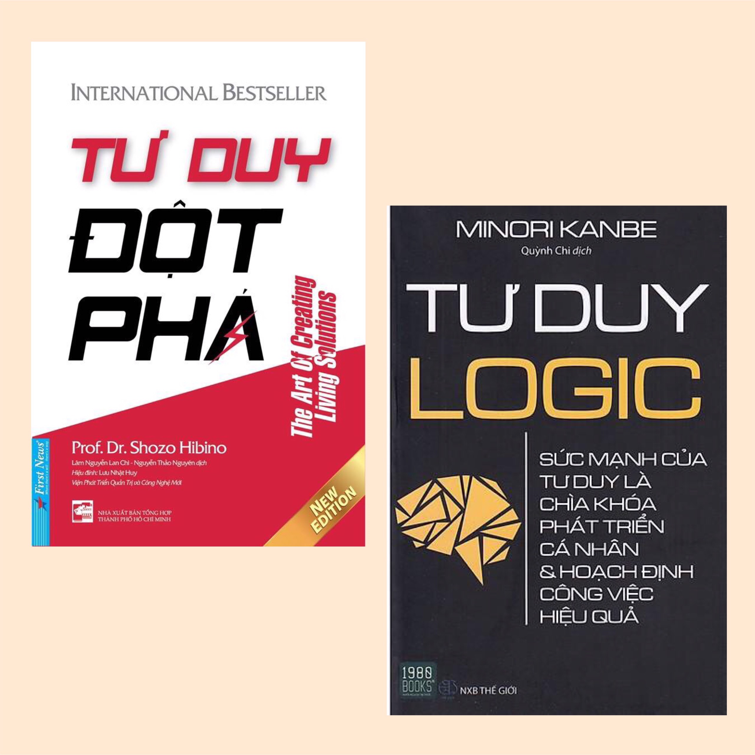 Combo Thay Đổi Tư Duy - Thay Đổi Cuộc Đời: Tư Duy Đột Phá + Tư Duy Logic / Khai mở tầm nhìn về mục tiêu và giúp bạn đạt mục tiêu mà không phải mất quá nhiều thời gian và nguồn lực