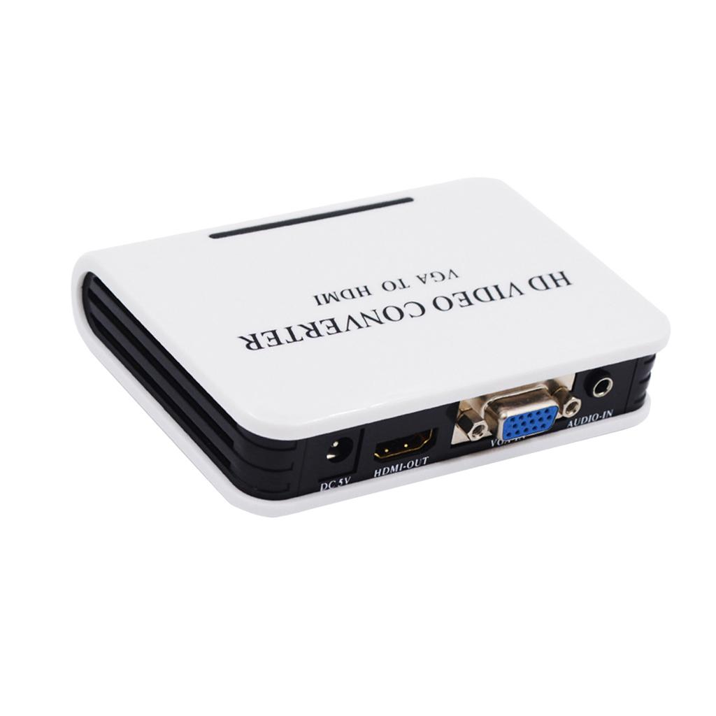 VGA to 1080P Full HDTV Video Converter Adapter Box for PC HDTV US
