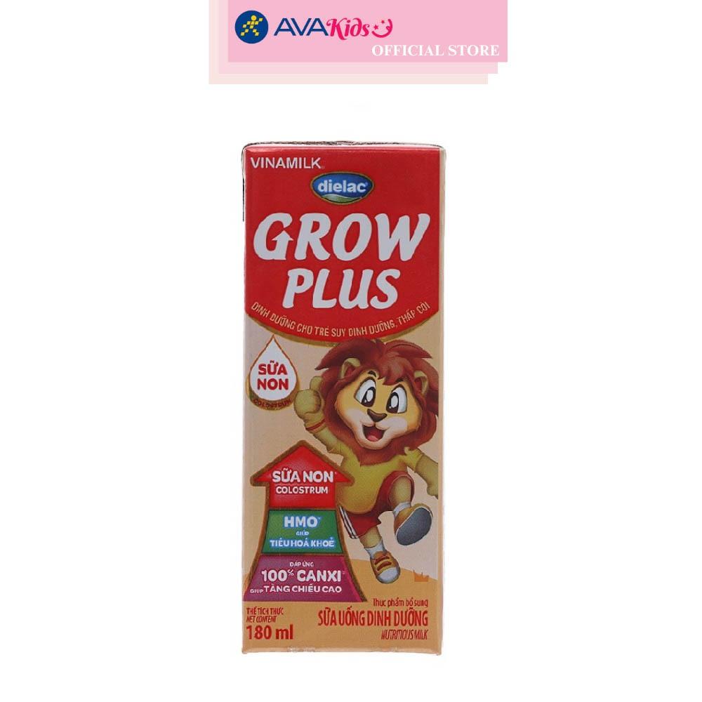 Thùng 48 hộp sữa non pha sẵn Dielac Grow Plus 180 ml (từ 1 tuổi)
