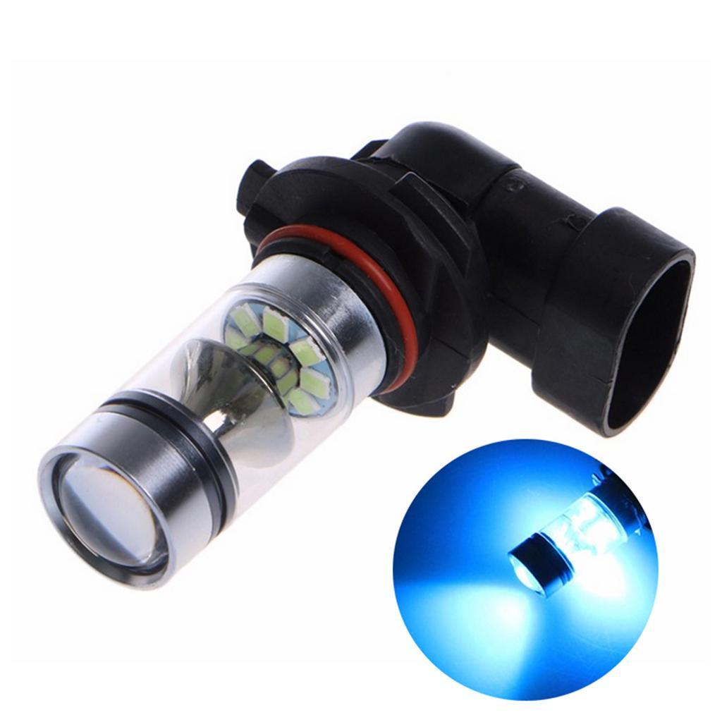 1 Pair H10 9145 100W Ice Blue 2323 20LED Daytime Running Fog Lights Bulbs