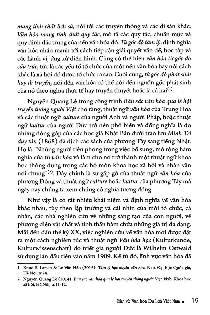 Bàn Về Văn hóa Du Lịch Việt Nam