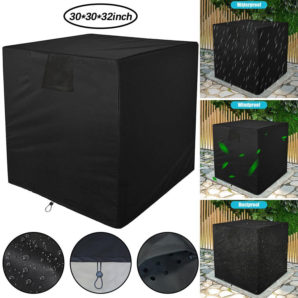 2 Piece Window Air Conditioner Cover Heavy Duty for Outdoor Protection