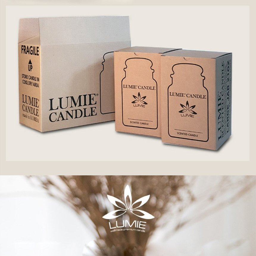 Nến thơm cao cấp Lumie Candle Hàn Quốc - Size L 630g - Sáp tự nhiên 100% An toàn khi sử dụng