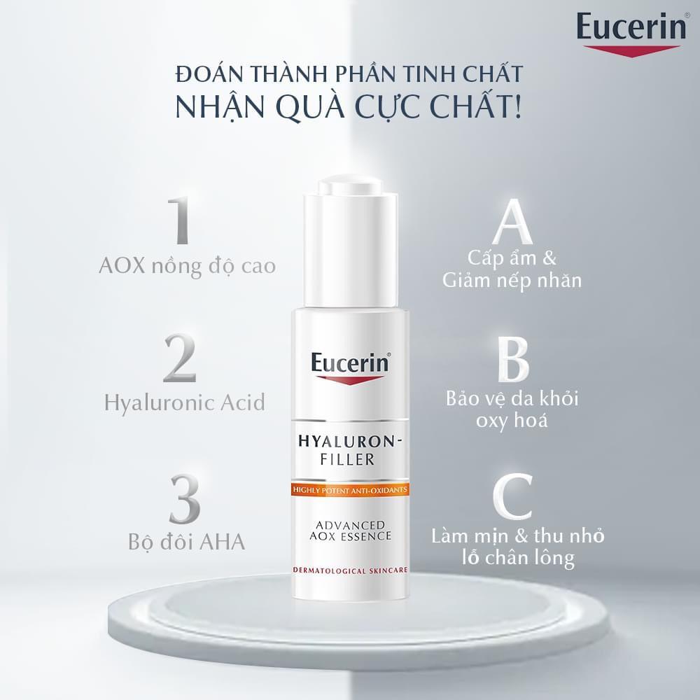 Eucerin Tinh Chất Ngăn Ngừa Lão Hóa Hyaluron Filler Advanced AOX Essence 30ml