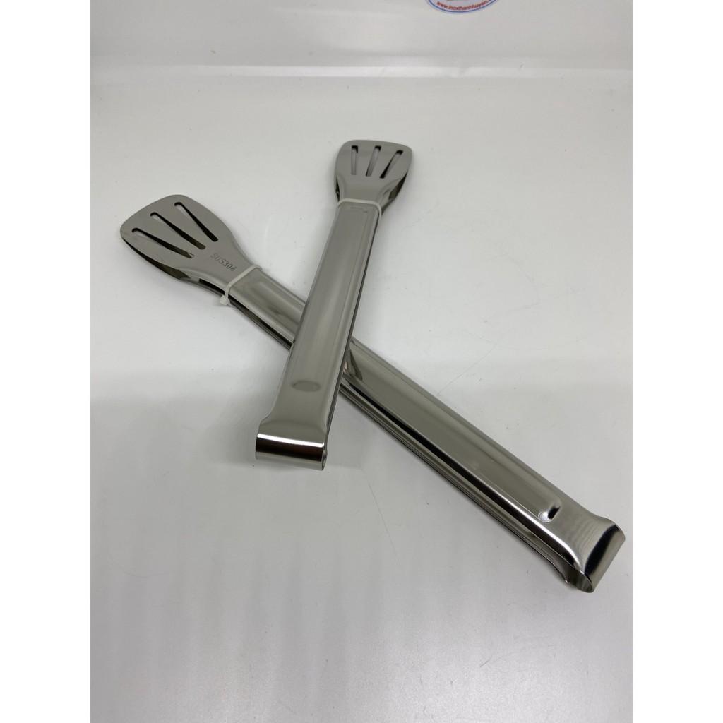 Bộ kẹp gắp thịt nướng, gắp bánh, kẹp bánh mì inox 304 bóng vệ sinh an toàn và rất tiện dụng inox 304 Hcm