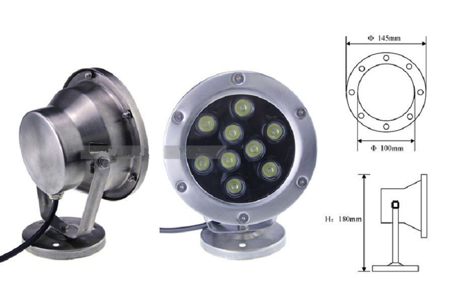 Đèn LED Âm Nước Công Suất 9W GSN9 GS Lighting