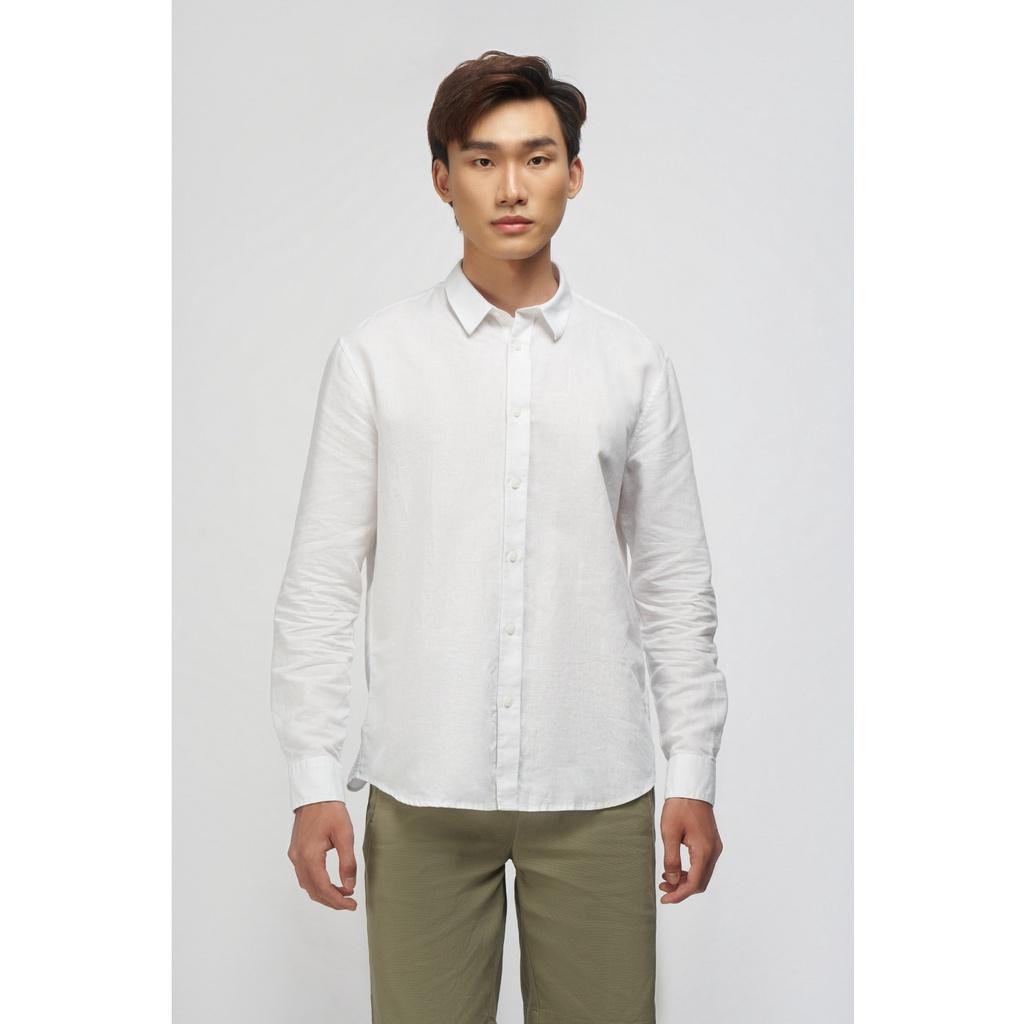 Áo sơ mi nam tay dài vải LINEN 4 màu 10S21SHL031CR1 | LASTORE MENSWEAR