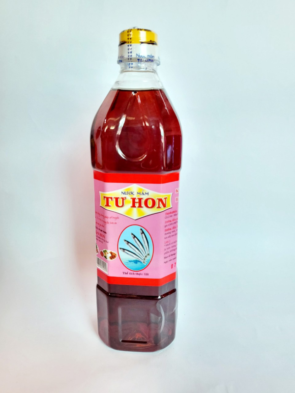 Nước mắm Tư Hon (Nhãn Hồng) - Chai 1 lít