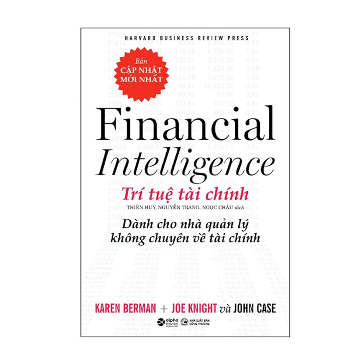 Hbr Financial Intelligence Trí Tuệ Tài Chính - Dành Cho Nhà Quản Lý Không Chuyên Về Tài Chính