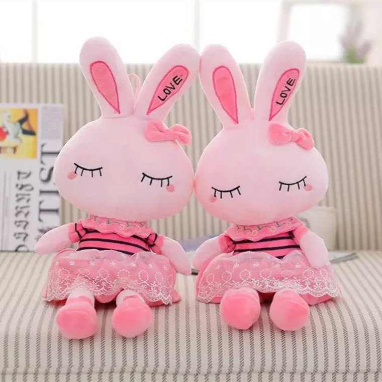 Gấu bông búp bê hình thỏ xinh xắn hàng nhập khẩu cao cấp