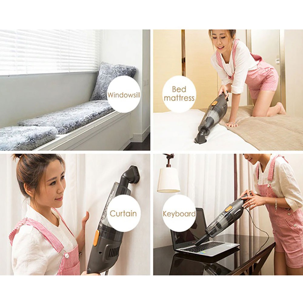 Máy hút bụi cầm tay Xiaomi Deerma DX115C và DX118C mini bản quốc tế- Hàng nhập khẩu