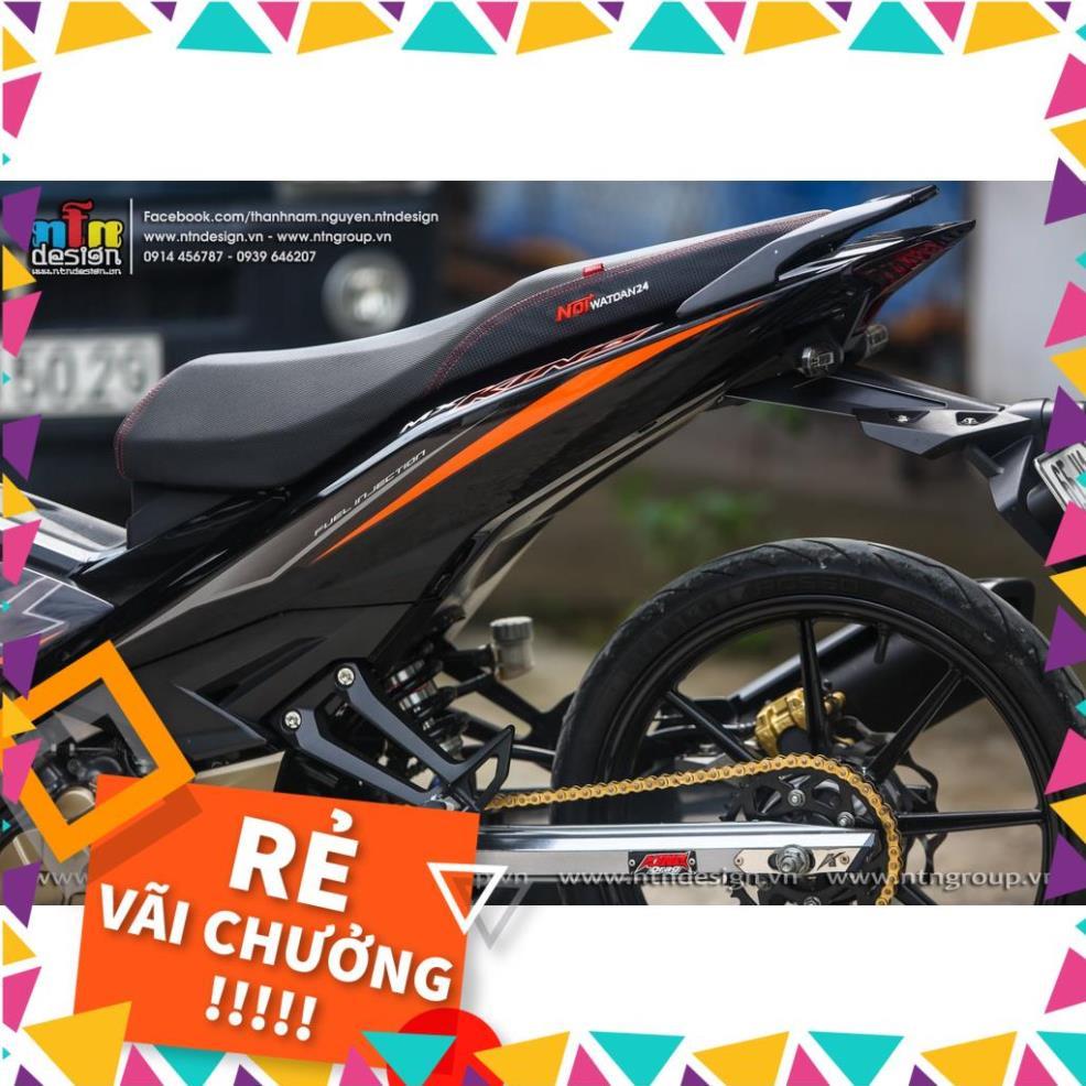 Tem Rời Exciter 150 Mẫu MX Xám Đen Cam Zin