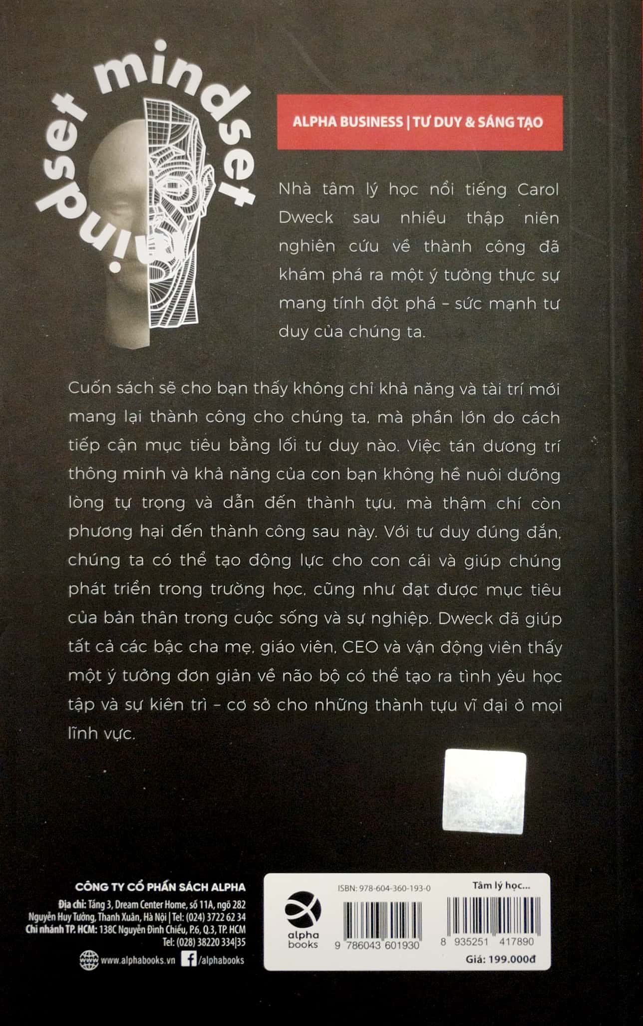 Sách- Mindset- Tâm Lý Học Thành Công của Carol S. Dweck- Tư Duy, Kỹ Năng Sống (Tái Bản 2023)(199)- 2HBooks