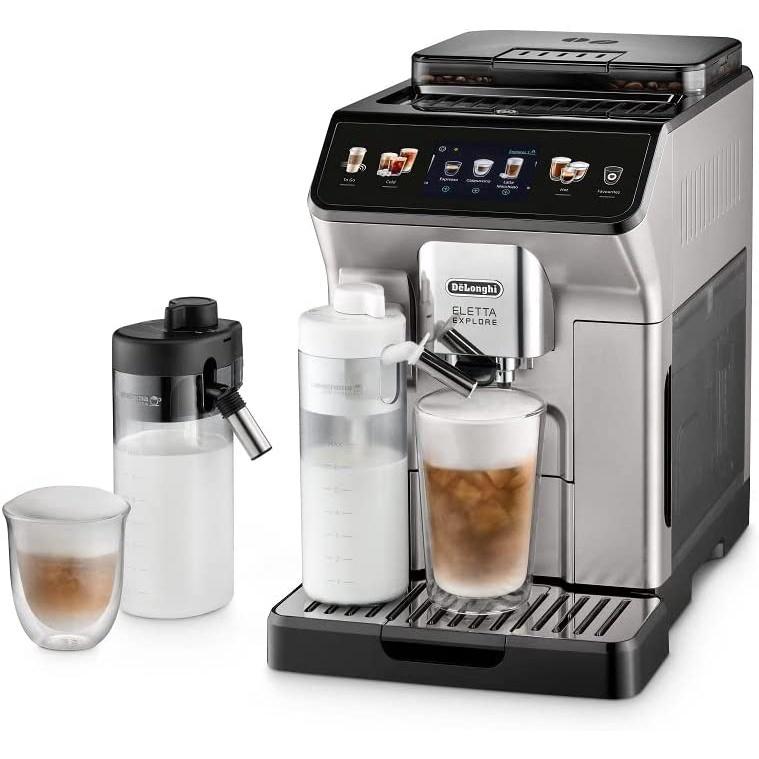 Máy Pha Cà Phê Tự Động DeLonghi ECAM 450.55.S, Máy Pha Cafe, Espresso, Cappuccino, LatteCrema, Nhập Đức, 12 Tháng