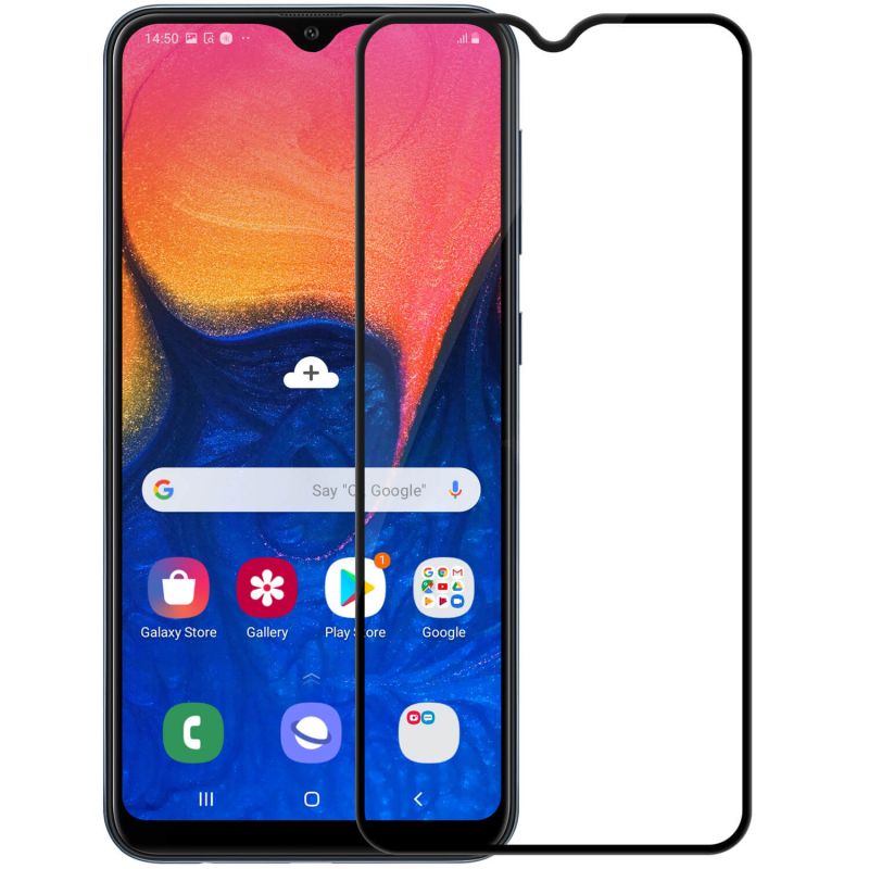 Miếng dán kính cường lực full 111D cho Samsung Galaxy A10 hiệu HOTCASE mỏng 0.3mm, độ cứng 9H - Hàng nhập khẩu