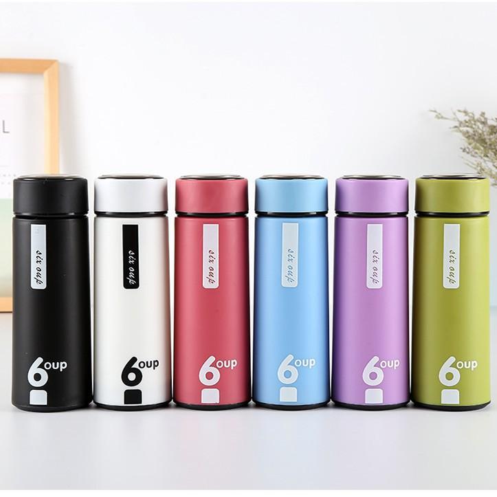 Bình Đựng Nước Giữ Nhiệt Lõi Thủy Tinh Chống Nóng 6 Oup Siêu Bền Đẹp 450ml