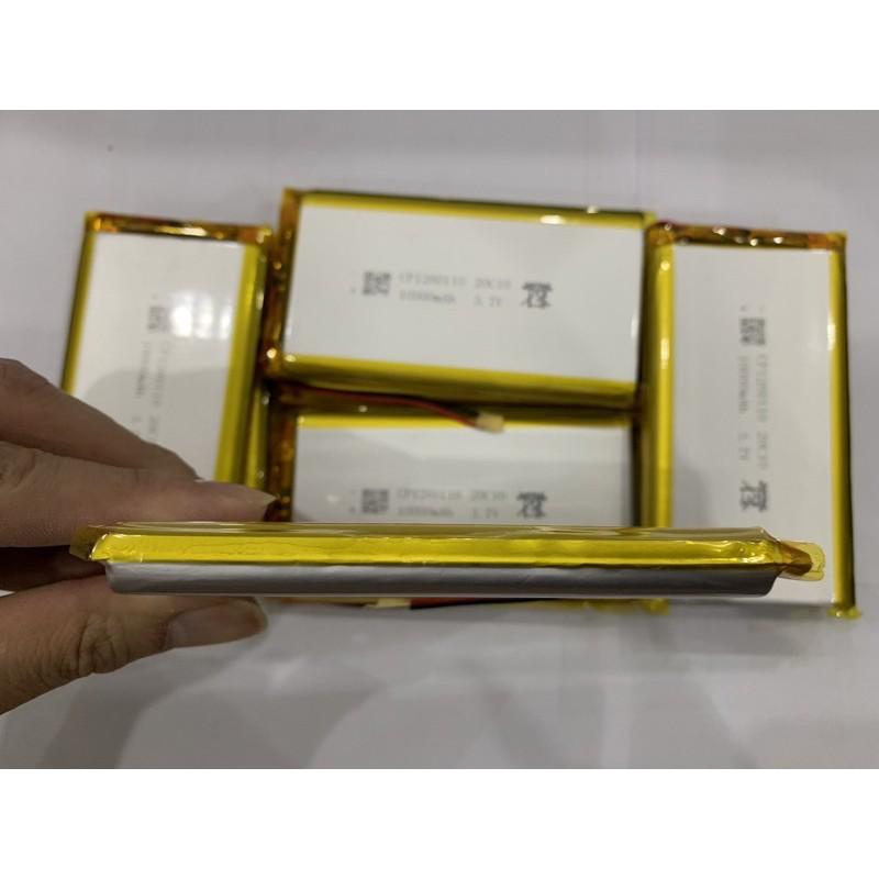 Pin Lithium-Polymer 3.7V 10000mAh 1260110 mới 100% chuẩn dung lượng- có mạch bảo vệ