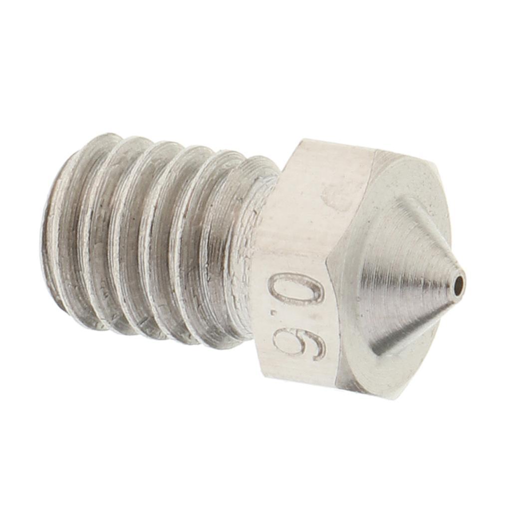 0.6mm Extruder Brass Nozzle Print Head for 1.75mm 3D Printers Accessories