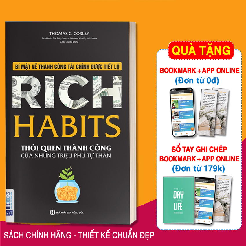 Rich Habit - Thói Quen Thành Công Của Những Triệu Phú Tự Thân (Tặng kèm Bookmark PL) 