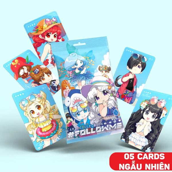 Bộ Thẻ Sưu Tập - Card Colletion Lớp Học Mật Ngữ Follow Me Vol 2 (5 Cards/Túi)