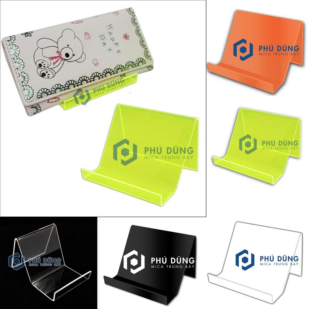 COMBO 10 Kệ Đế Mica Trưng Bày Bóp Ví Nữ