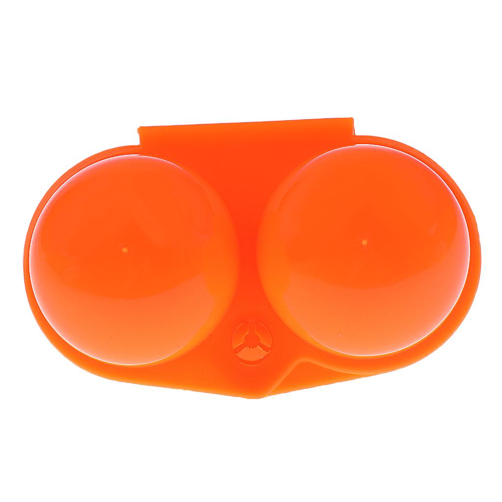 Portable Kitchen Egg Storage Box Container Outdoor Camping Carrier Orange