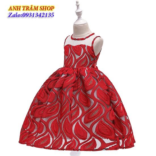 Đầm bé gái từ 12kg đến 35kg dành cho bé đi tiệc_ diễn văn nghệ at109
