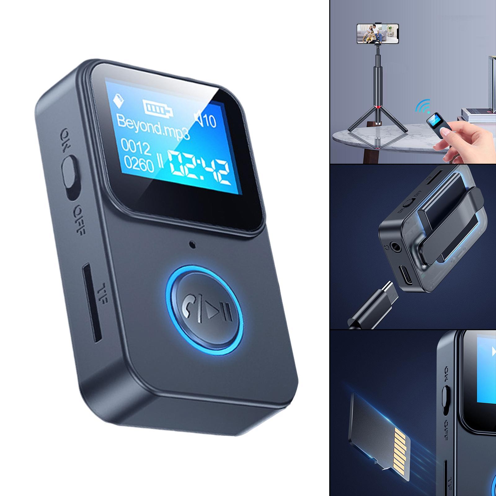 Bluetooth Adapter MP3 Music Player 3.5mm AUX Stereo Wireless Audio Receiver