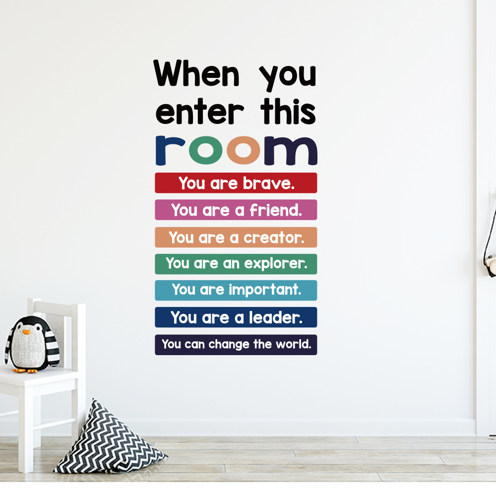 Decal dán tường Tiếng anh trang trí văn phòng ý nghĩa "ROOM"