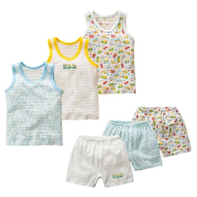 Set 3 bộ ba lỗ bé trai xuất Nhật