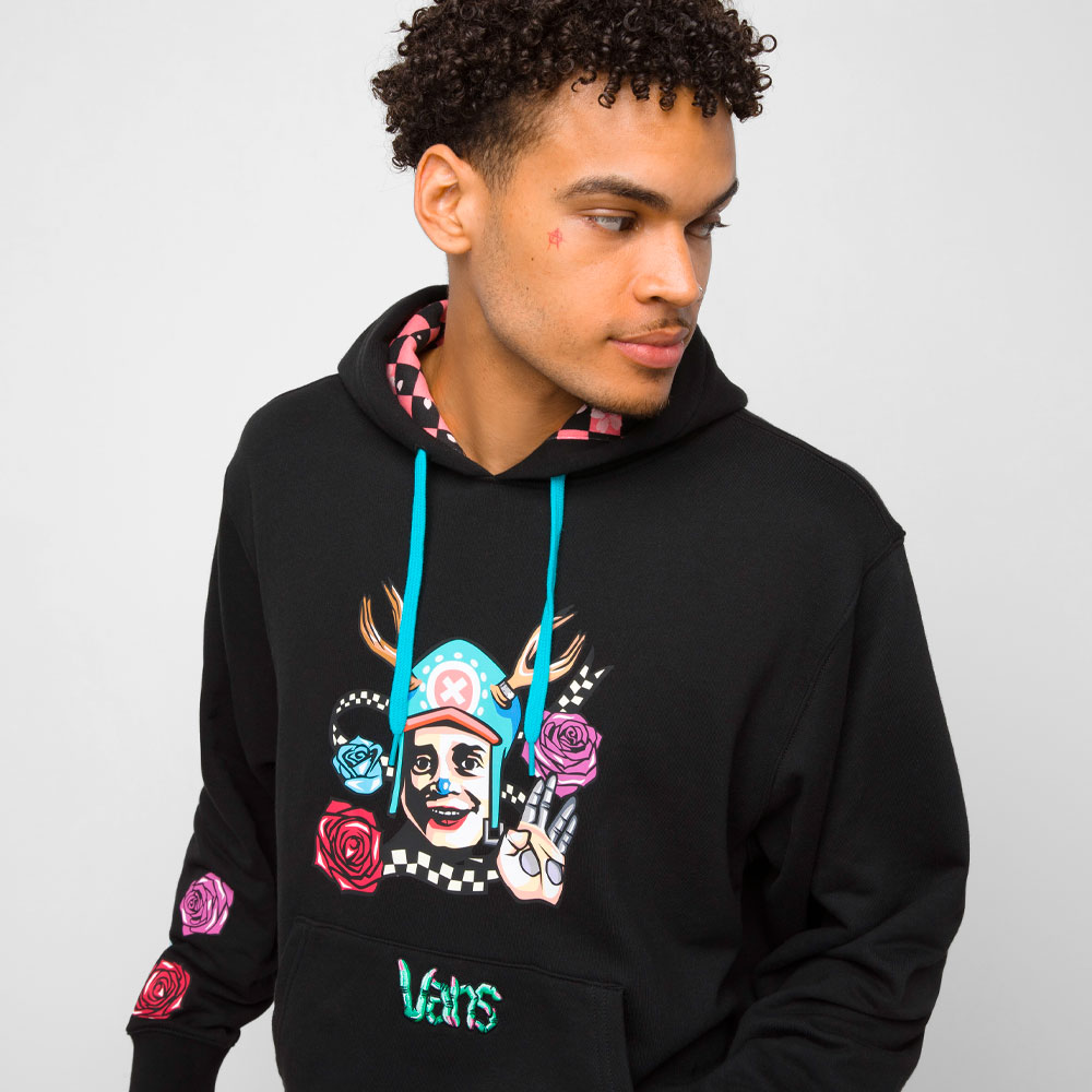 Áo Vans Comfycush Ls Hoodie x One Piece VN0008FUBLK