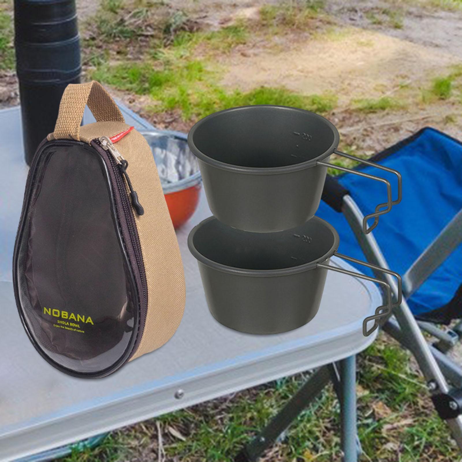 Stainless Steel Bowl, Camping Cup for Outdoor, Camping, Hiking