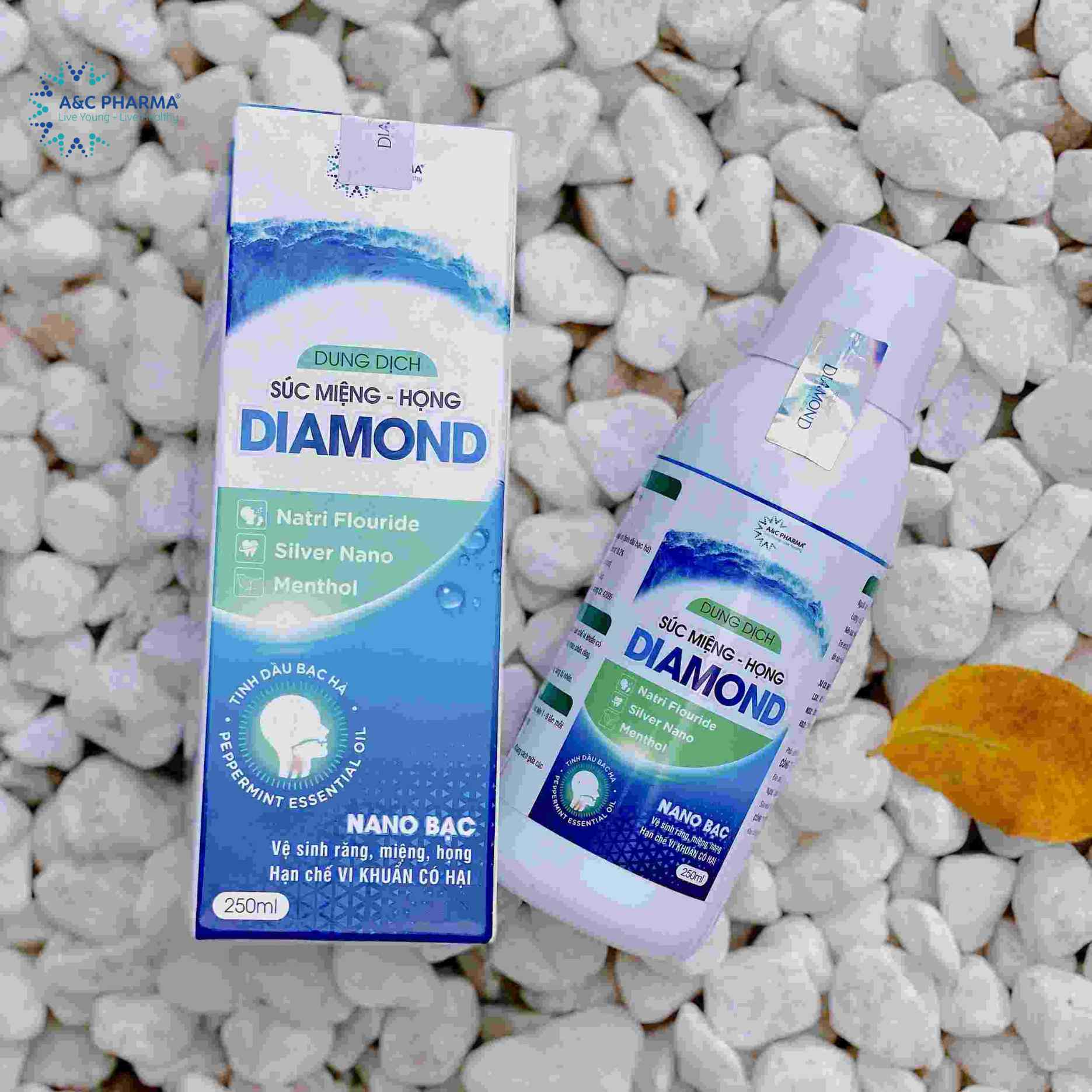 Dung Dịch Súc Miệng Họng Nano Bạc - Diamond A&amp;C Pharma