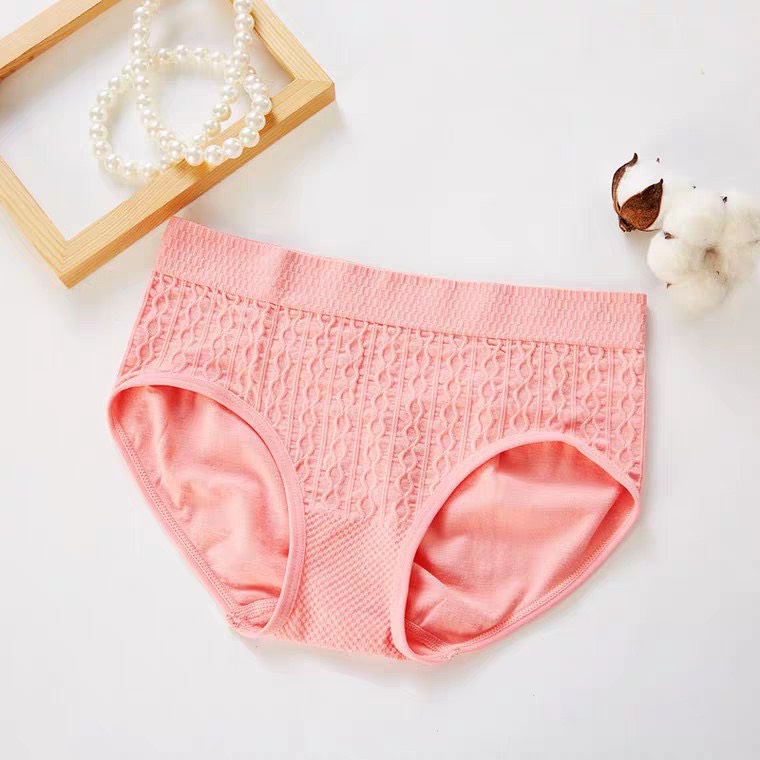 Combo 10 Quần lót nữ dệt kim cotton kháng khuẩn thoáng mát