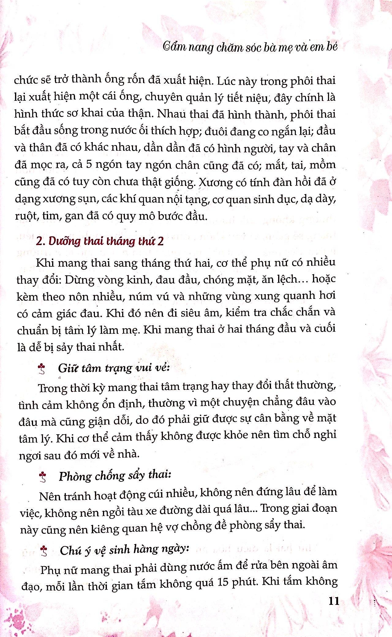 Cẩm Nang Chăm Sóc Bà Mẹ Và Em Bé